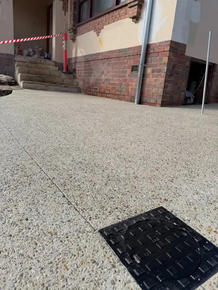 Completed concrete project by Complete Concrete & Mini Excavations