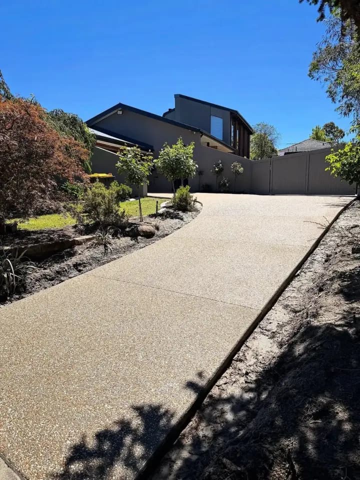 Completed concrete project by Complete Concrete & Mini Excavations